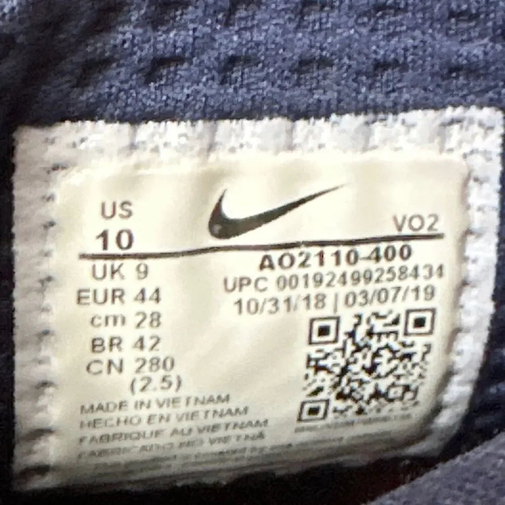 Men’s Nike Red White Blue 720 Saturn Olympic A02110-400 Air Max Shoes Size 10